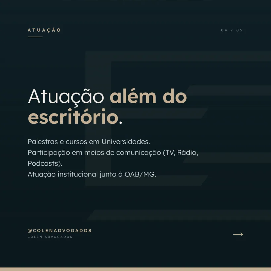 Post: atuação além do escritório