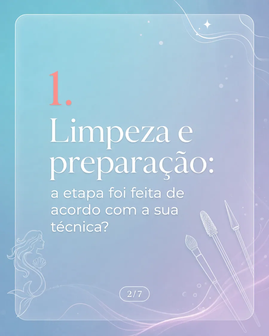 Slide de carrossel: limpeza e preparação