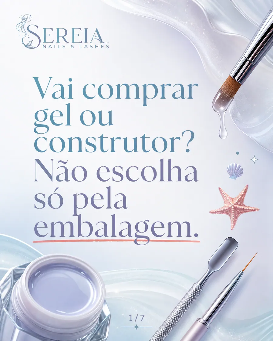 Capa de carrossel: vai comprar gel ou construtor? Não escolha só pela embalagem