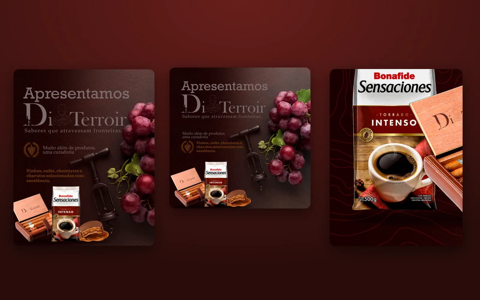 Peças de lançamento da Di Terroir
